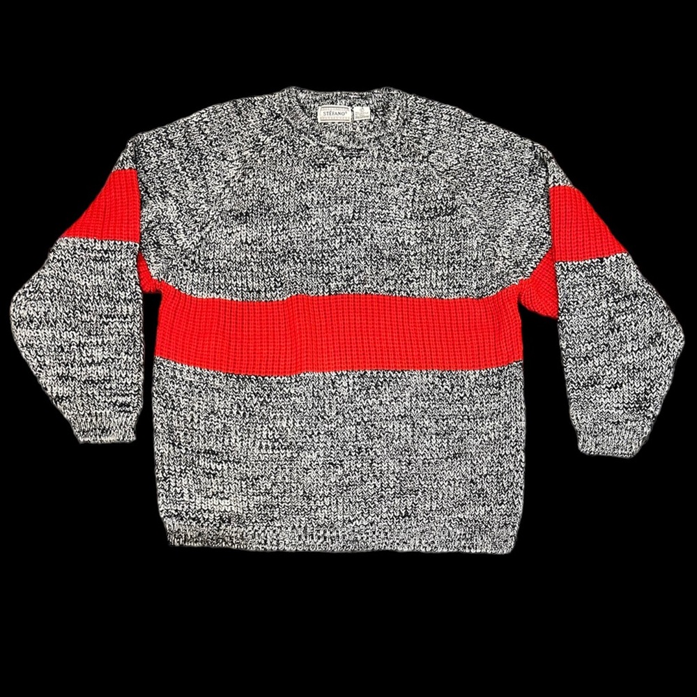 Vintage Stefano Oversized Stripe Sweater